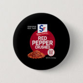 Red Pepper Crushed Sce Group Family Matching Hallo Button (Vorderseite)
