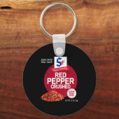 Red Pepper Crushed Sce Group Family Matching Hallo Schlüsselanhänger (Vorderseite)