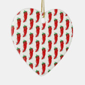 Red Pepper Diva Cartoon Pattern Keramikornament (Rechts)