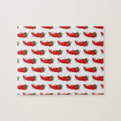 Red Pepper Diva Cartoon Pattern Puzzle (Horizontal)