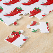 Red Pepper Diva Cartoon Pattern Puzzle (Seite)