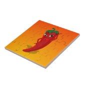 Red Pepper Diva Jigsaw Puzzle Fliese (Seite)
