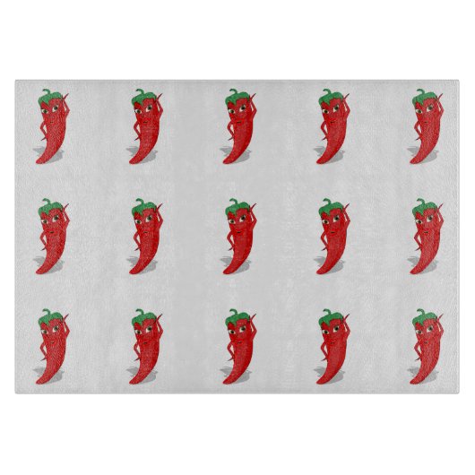 Red Pepper Diva Schneidebrett (Vorderseite)