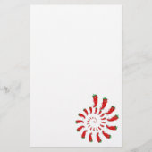 Red Pepper Diva Spiral Briefpapier (Vorderseite)