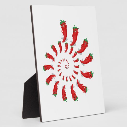 Red Pepper Diva Spiral Fotoplatte (Seite)