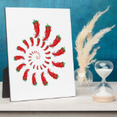 Red Pepper Diva Spiral Fotoplatte (Seite)