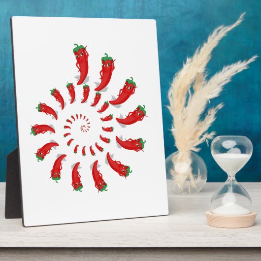 Red Pepper Diva Spiral Fotoplatte (Seite)