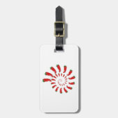 Red Pepper Diva Spiral Gepäckanhänger (Vorderseite vertikal)