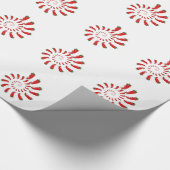 Red Pepper Diva Spiral Geschenkpapier (Ecke)