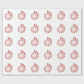 Red Pepper Diva Spiral Geschenkpapier (Flach)