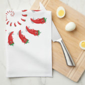 Red Pepper Diva Spiral Handtuch (Viertel Falte)