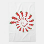 Red Pepper Diva Spiral Handtuch (Vertikal)