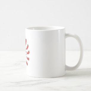 Red Pepper Diva Spiral Kaffeetasse