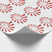 Red Pepper Diva Spiral Large Geschenkpapier (Ecke)
