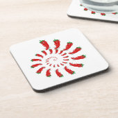 Red Pepper Diva Spiral Untersetzer (Linke Seite)