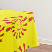 Red Pepper Diva Spiralgelb Tischdecke (Beispiel)