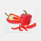 Red Pepper Fleecedecke (Vorderseite (Horizontal))