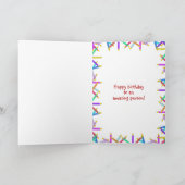 Red Pepper Geburtstagskerze Karte (Innenseite)