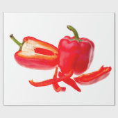 Red Pepper Geschenkpapier (Flach)