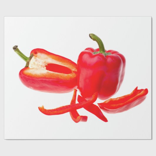 Red Pepper Geschenkpapier (Flach)