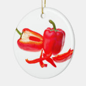 Red Pepper Keramikornament (Links)