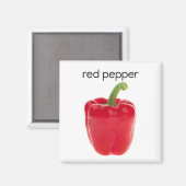 Red Pepper Kühlschrank Magnet (Vorderseite/Rückseite)
