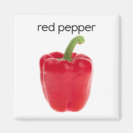 Red Pepper Kühlschrank Magnet (Vorne)