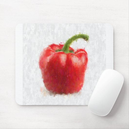 Red Pepper Mousepad (Mit Mouse)