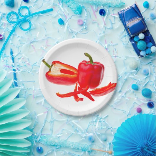 Red Pepper Pappteller (Party)
