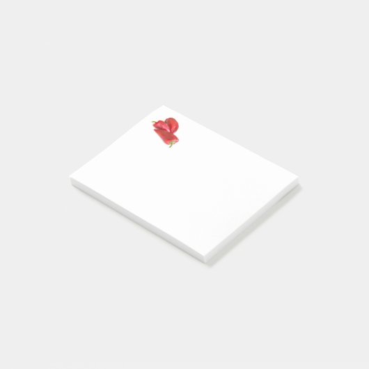Red Pepper Post-it Klebezettel (angewinkelt)