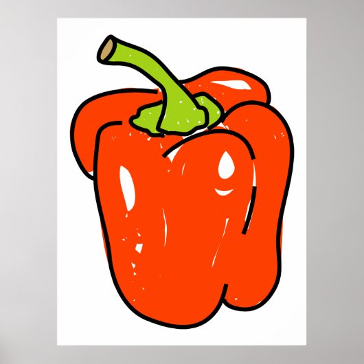 Red Pepper Poster (Vorne)