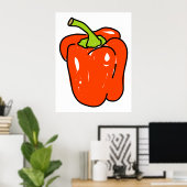 Red Pepper Poster (Heimbüro)