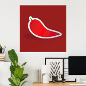 Red Pepper Poster