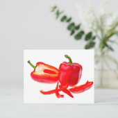 Red Pepper Postkarte (Stehend Vorderseite)