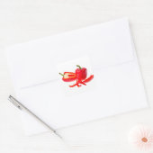 Red Pepper Quadratischer Aufkleber (Umschlag)
