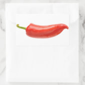 Red Pepper Rechteckiger Aufkleber (Tasche)