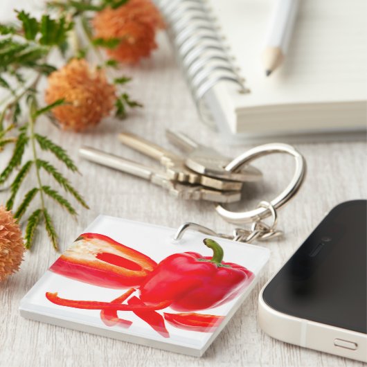 Red Pepper Schlüsselanhänger (Vorderseite rechts)