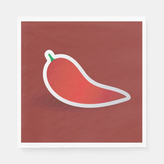 Red Pepper Serviette (Vorderseite)