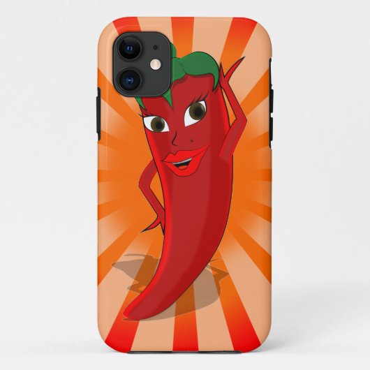 Red Pepper Superstar Case-Mate iPhone Hülle (Rückseite)