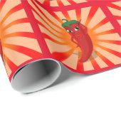 Red Pepper Superstar Geschenkpapier (Rolleneckpunkt)