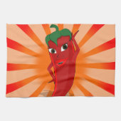 Red Pepper Superstar Geschirrtuch (Horizontal)