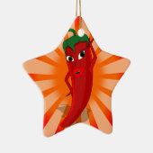 Red Pepper Superstar Keramikornament (Rechts)