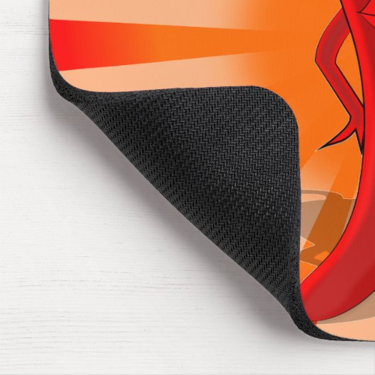 Red Pepper Superstar Mousepad (Ecke)