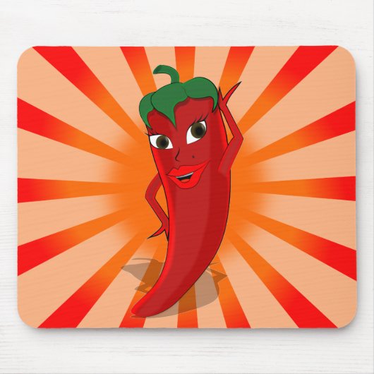 Red Pepper Superstar Mousepad (Vorne)
