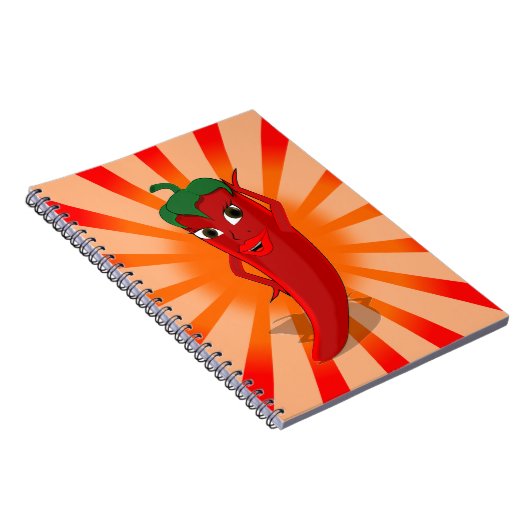 Red Pepper Superstar Notizblock (Rechte Seite)