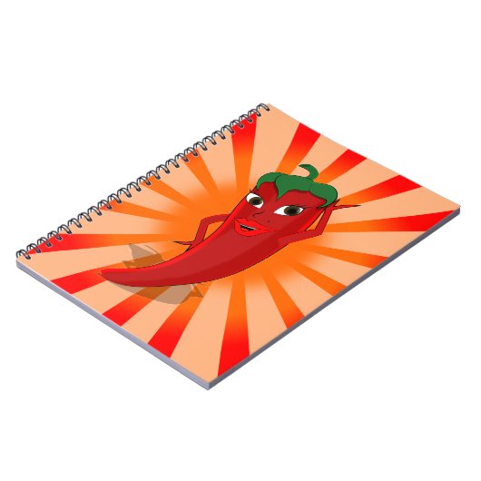 Red Pepper Superstar Notizblock (Linke Seite)