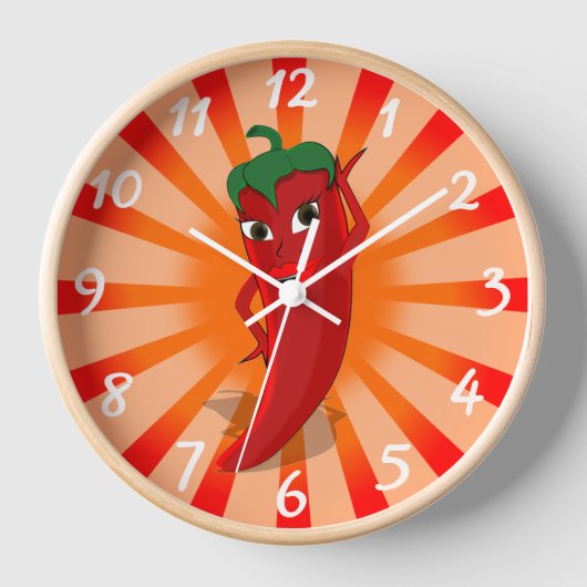 Red Pepper Superstar Uhr (Vorderseite)