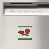 Red Pepper - Vintage Image Magnet (In Situ (Geschirrspüler))