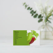 Red Pepper Visitenkarte (Stehend Vorderseite)