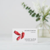 Red Pepper Visitenkarte (Stehend Vorderseite)